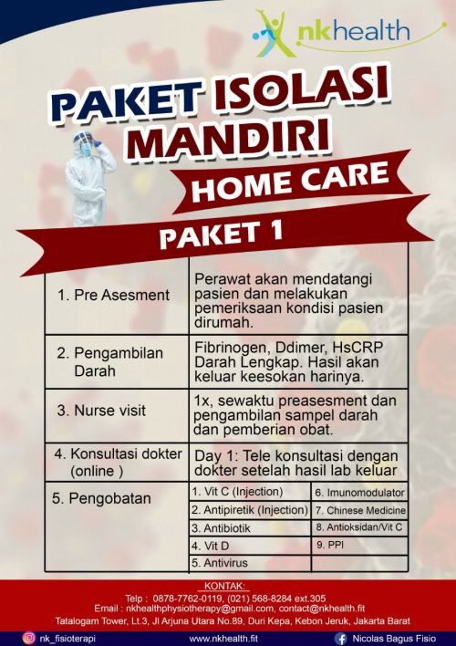 Perawatan pasien COVID-19 Dirumah