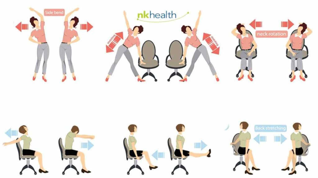 stretching di kantor