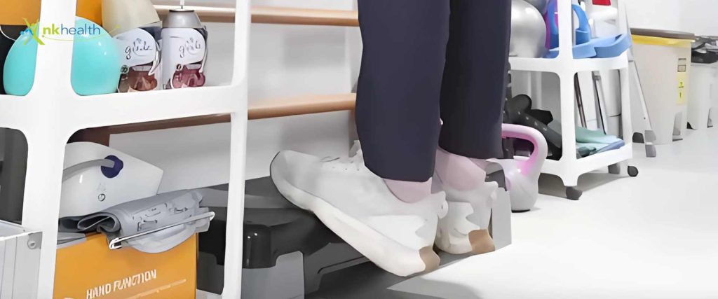 Calf Stretch on a Step