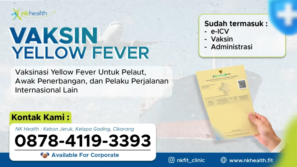 Tempat Vaksin Yellow Fever