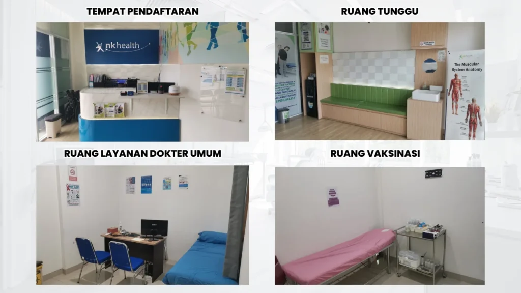 fasilitas klinik dokter umum nk health cikarang