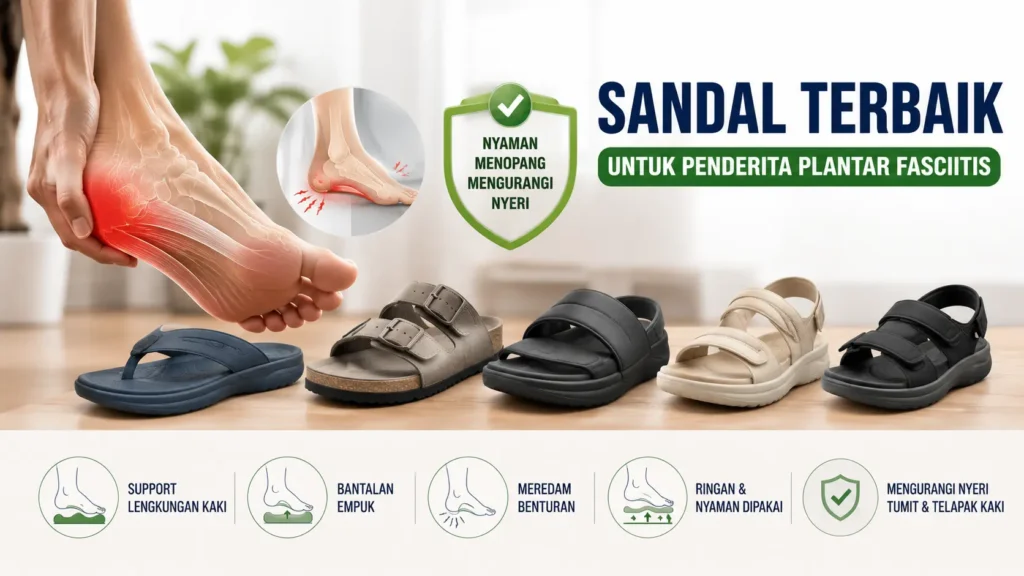 Sandal Terbaik untuk Penderita Plantar Fasciitis