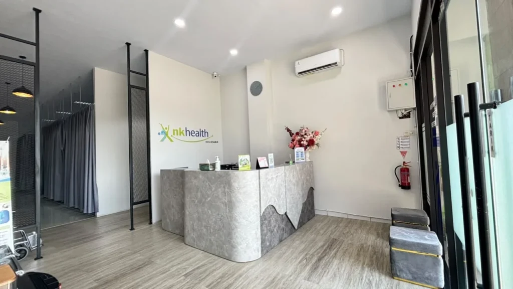 Fasad Klinik fisioterapi NK Health Makassar