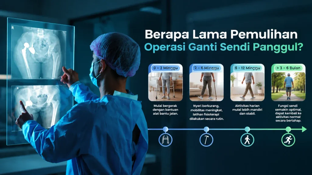 Berapa Lama Pemulihan Operasi Ganti Sendi Panggul